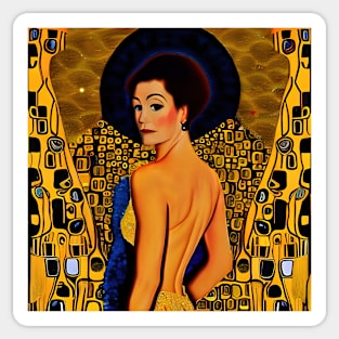 Classy - Gustav Klimt Style Sticker